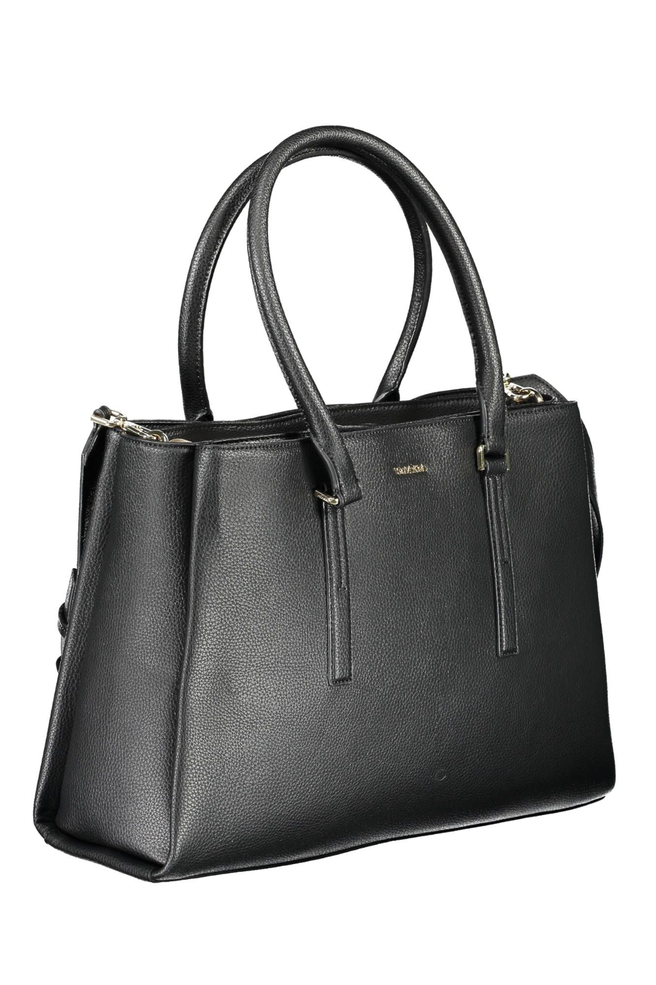 Calvin Klein Black Polyester Women Handbag - KALAJ