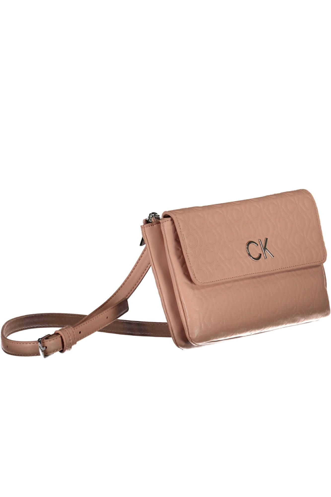 Calvin Klein Pink Polyester Women Handbag - KALAJ