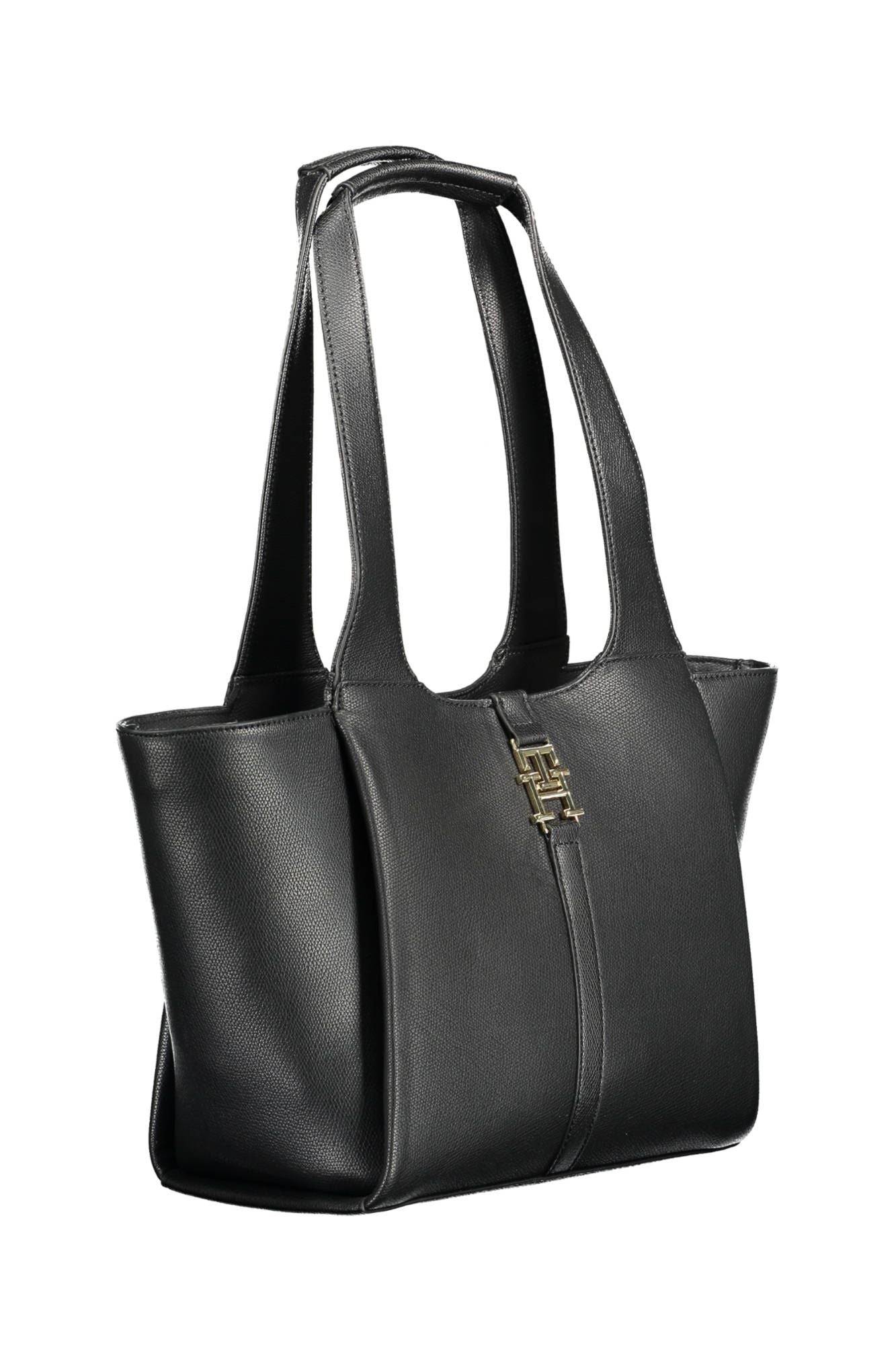 Tommy Hilfiger Black Polyethylene Women Handbag - KALAJ