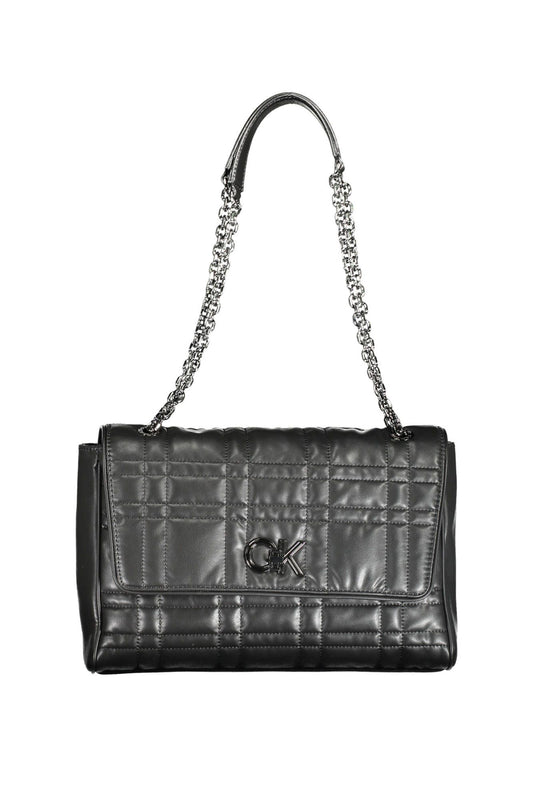 Calvin Klein Black Polyester Women Handbag - KALAJ