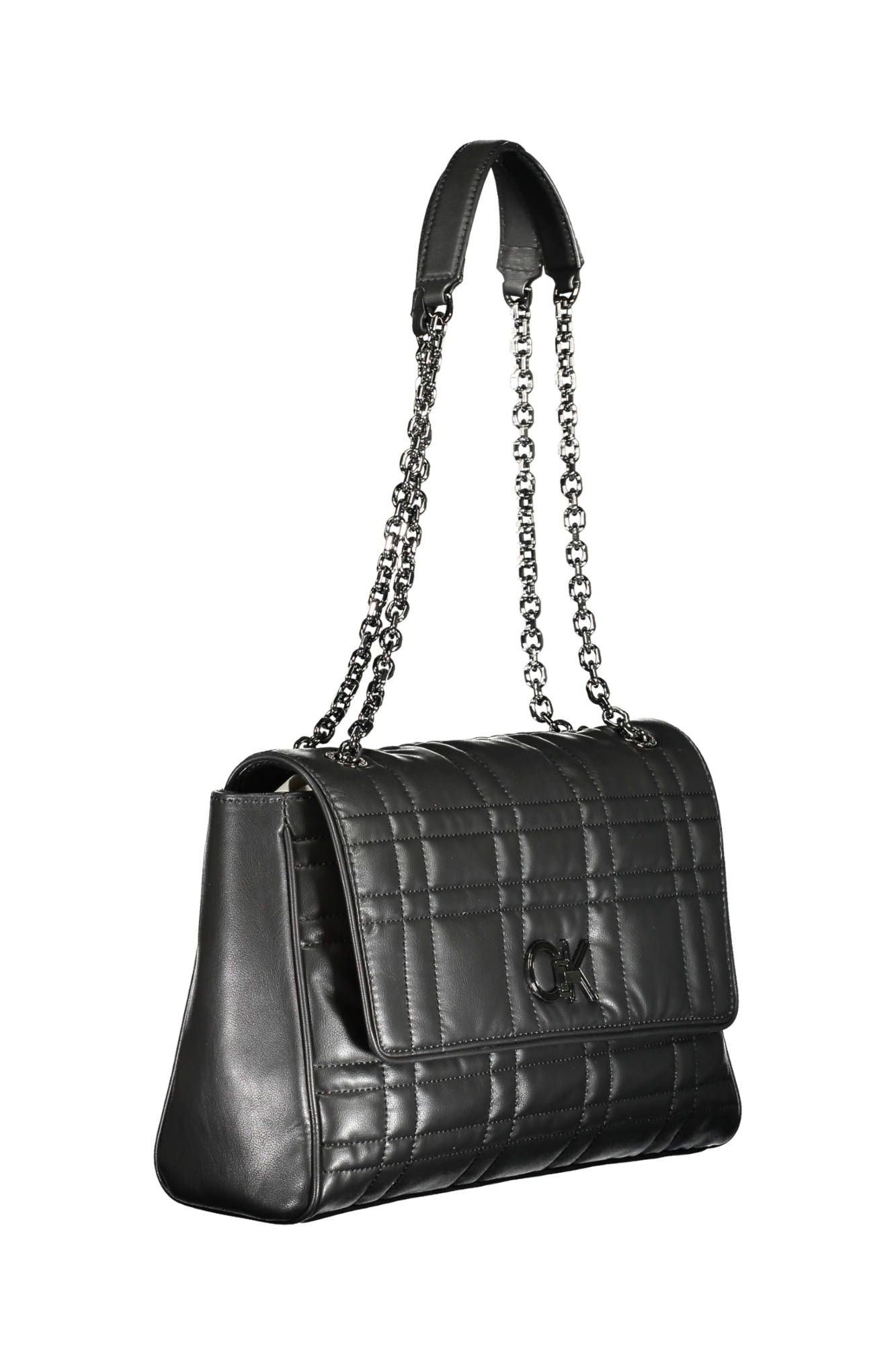 Calvin Klein Black Polyester Women Handbag - KALAJ