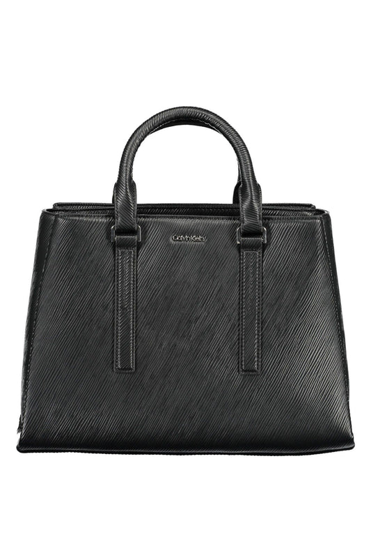 Calvin Klein Black Polyester Women Handbag - KALAJ