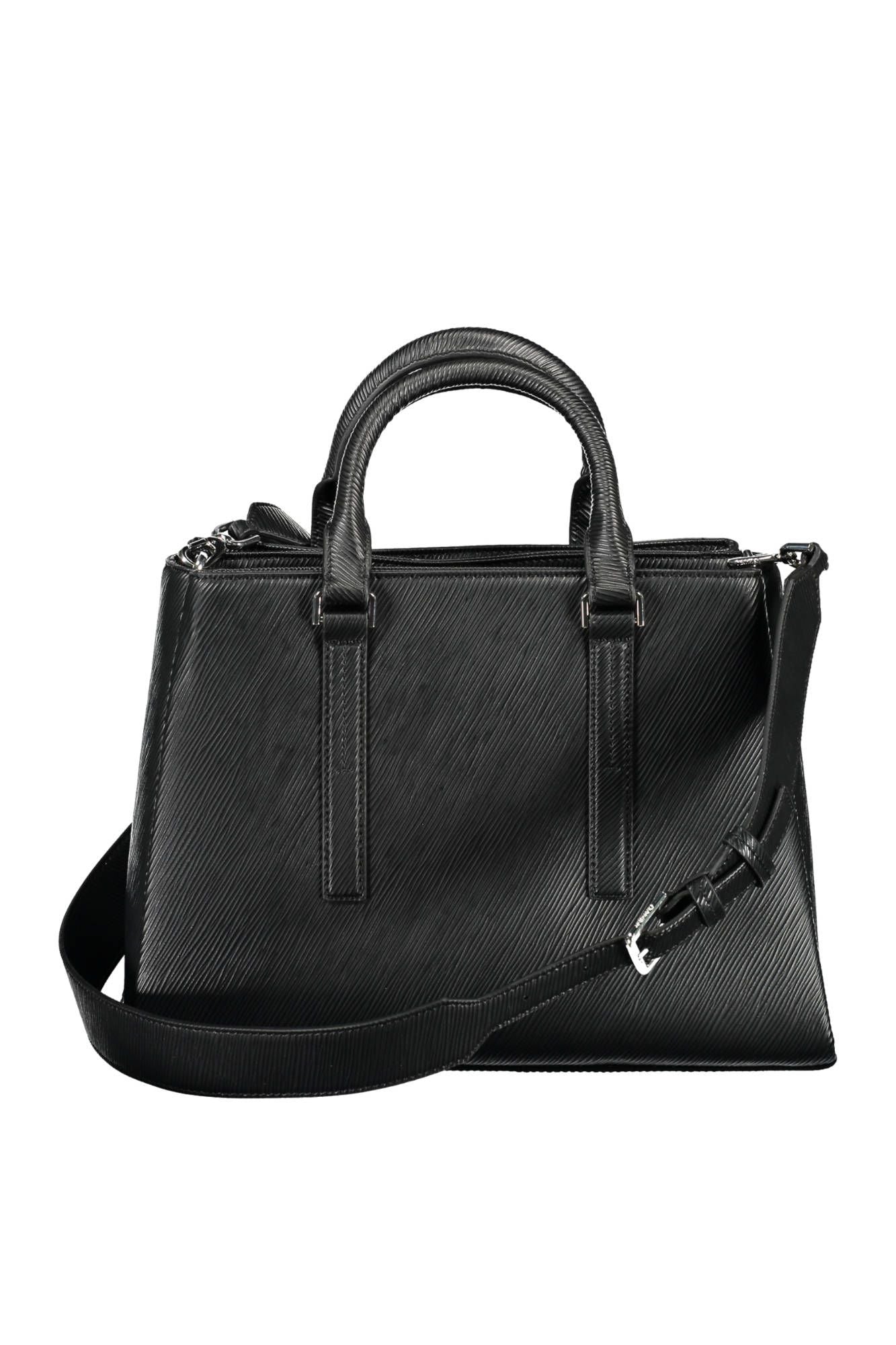 Calvin Klein Black Polyester Women Handbag - KALAJ