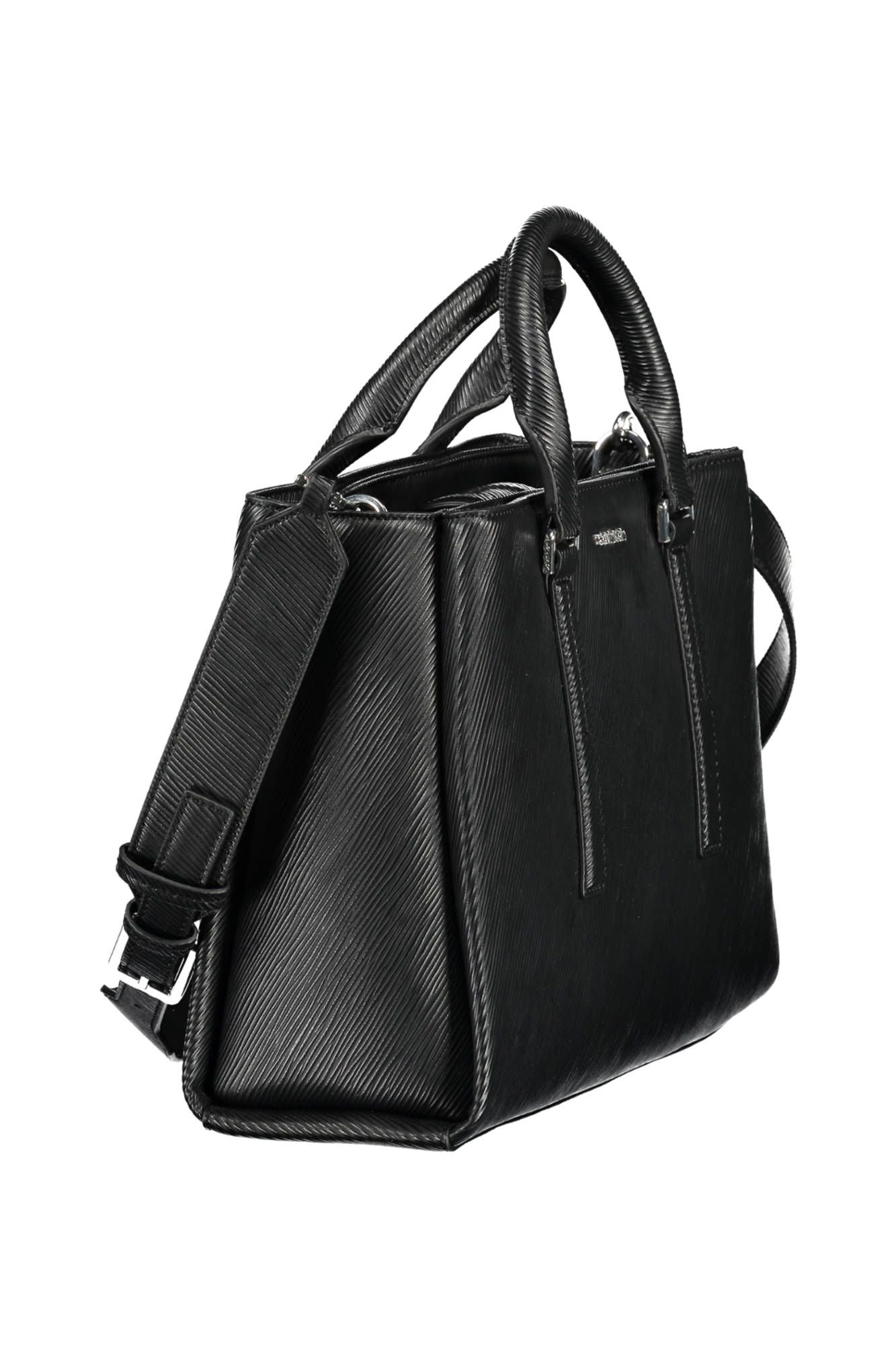 Calvin Klein Black Polyester Women Handbag - KALAJ