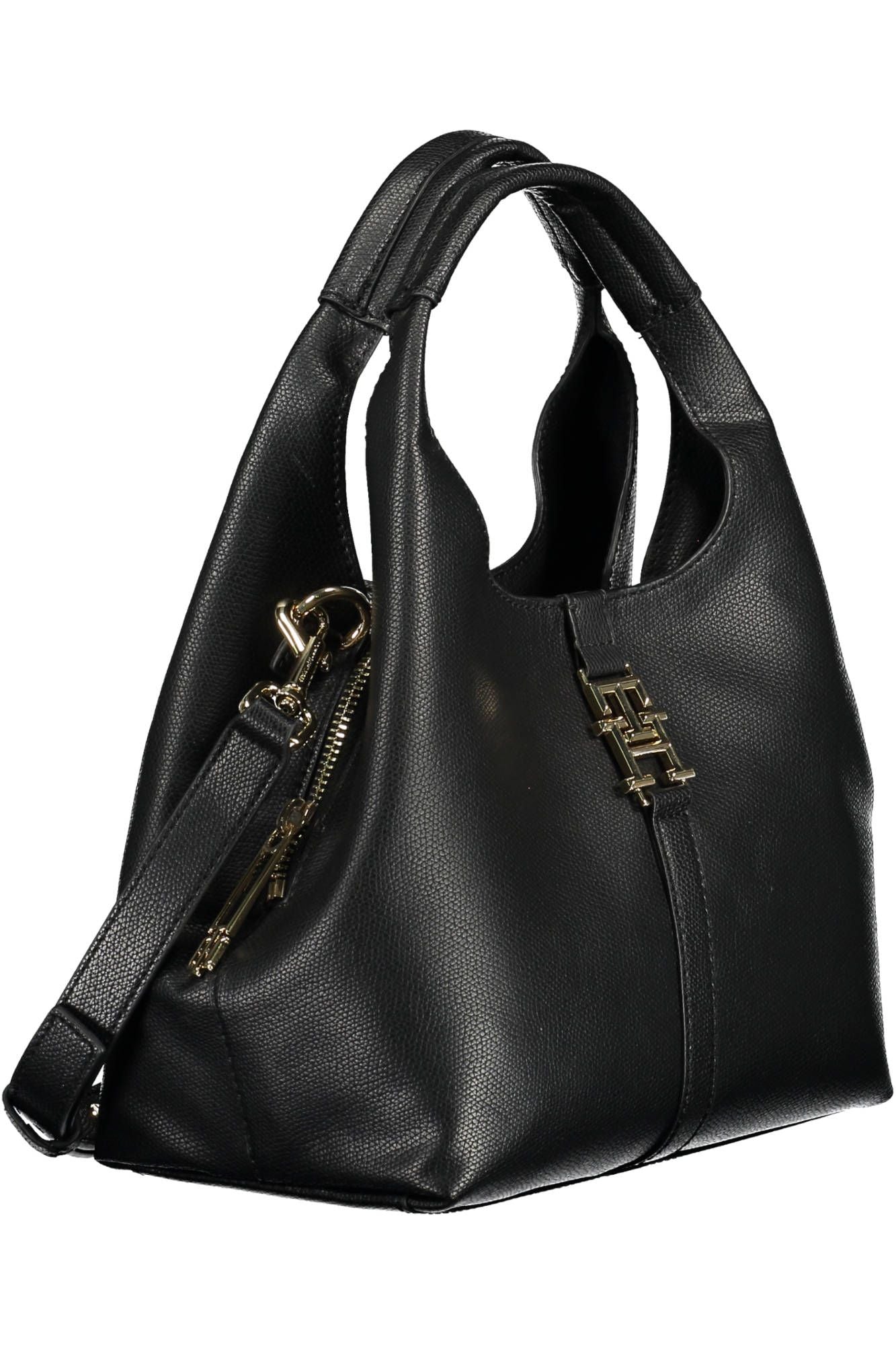 Tommy Hilfiger Black Polyethylene Women Handbag - KALAJ