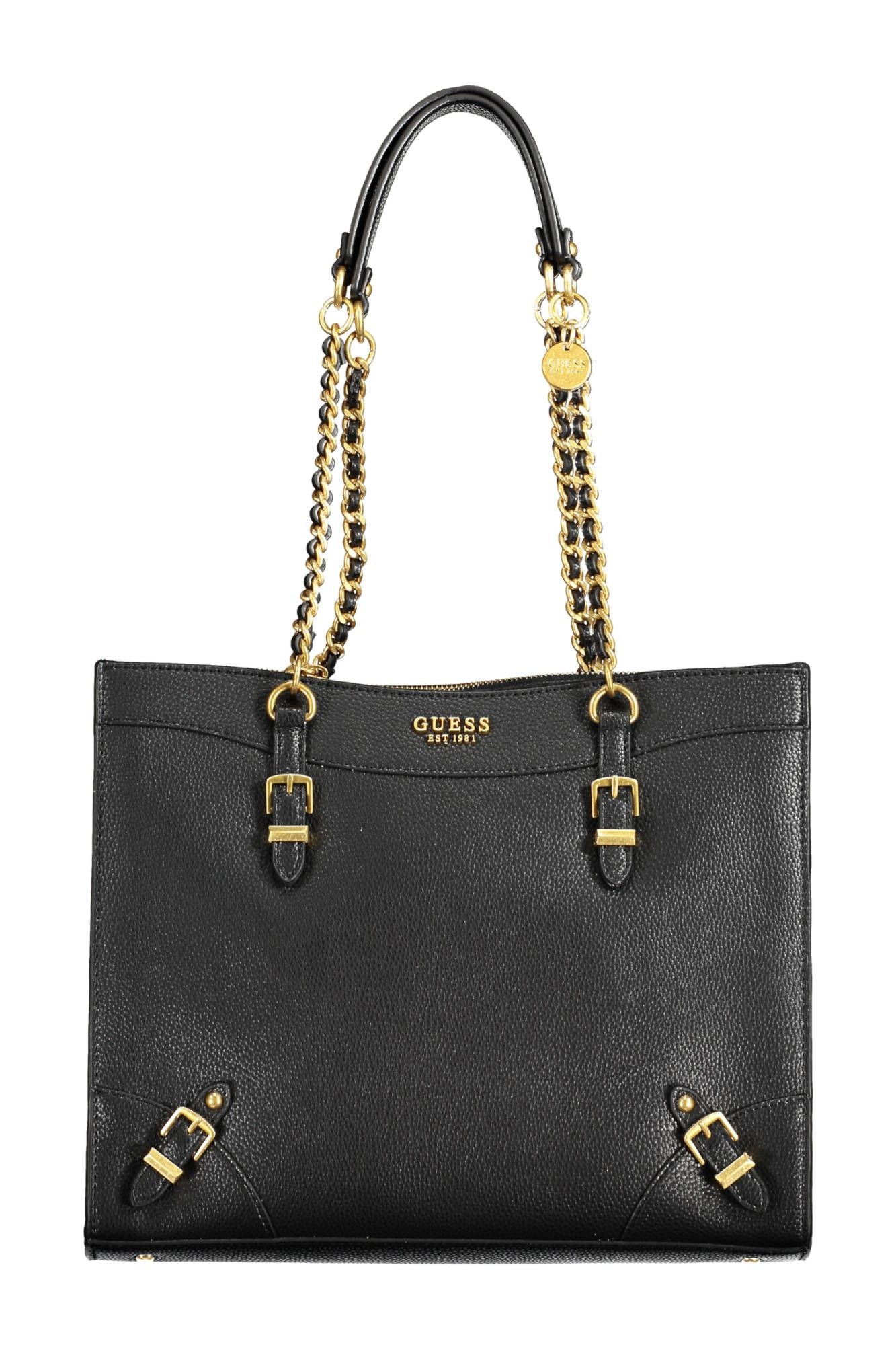 Guess Jeans Black Polyethylene Women Handbag - KALAJ