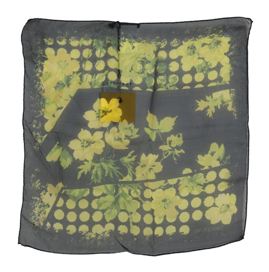 GF Ferre Elegant Floral Silk Scarf - KALAJ