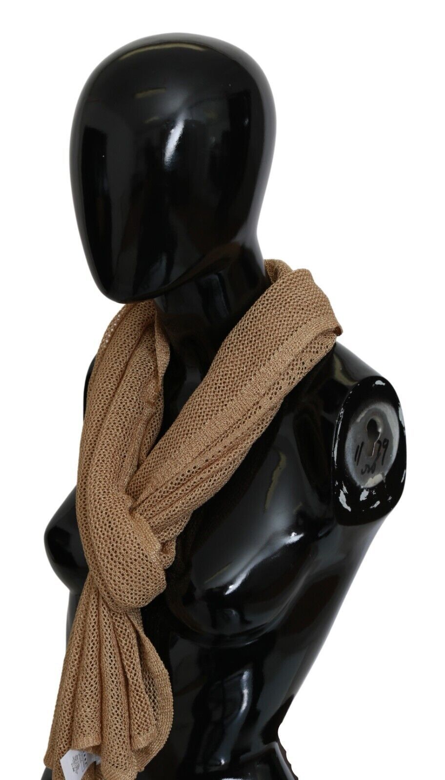 GF Ferre Elegant Men's Brown Neck Wrap Shawl Scarf - KALAJ