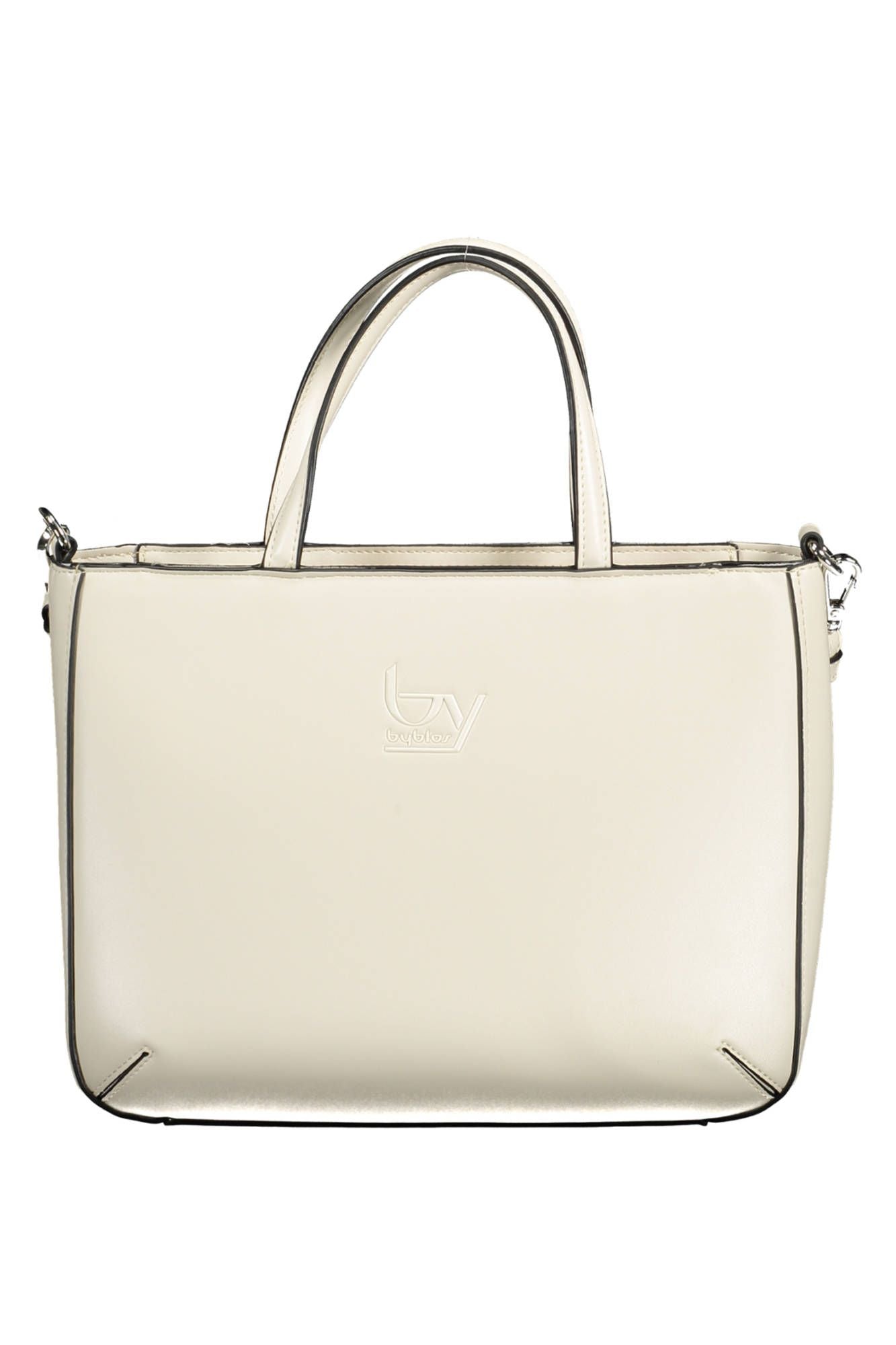 BYBLOS White PVC Women Handbag - KALAJ