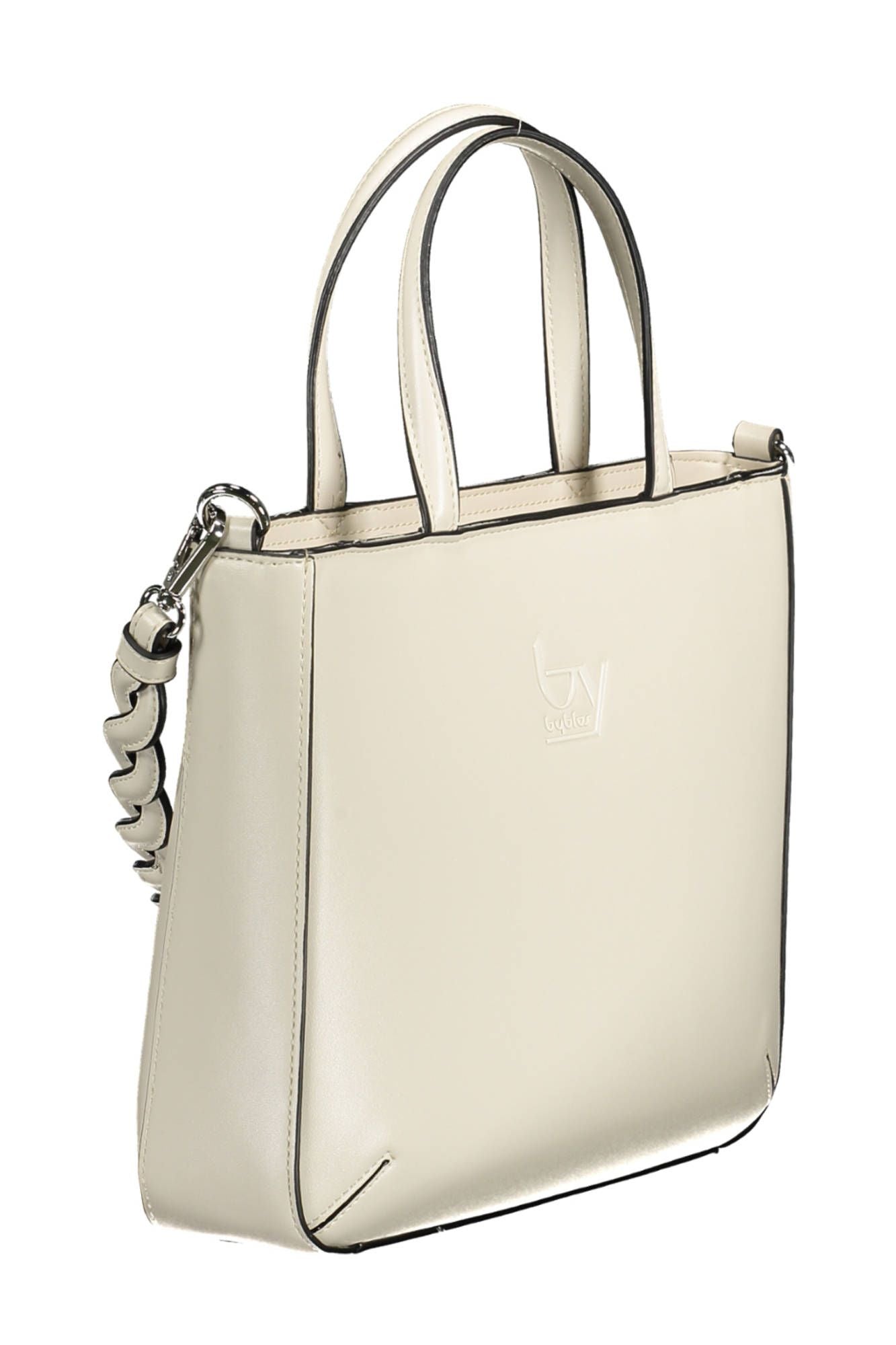 BYBLOS White PVC Women Handbag - KALAJ