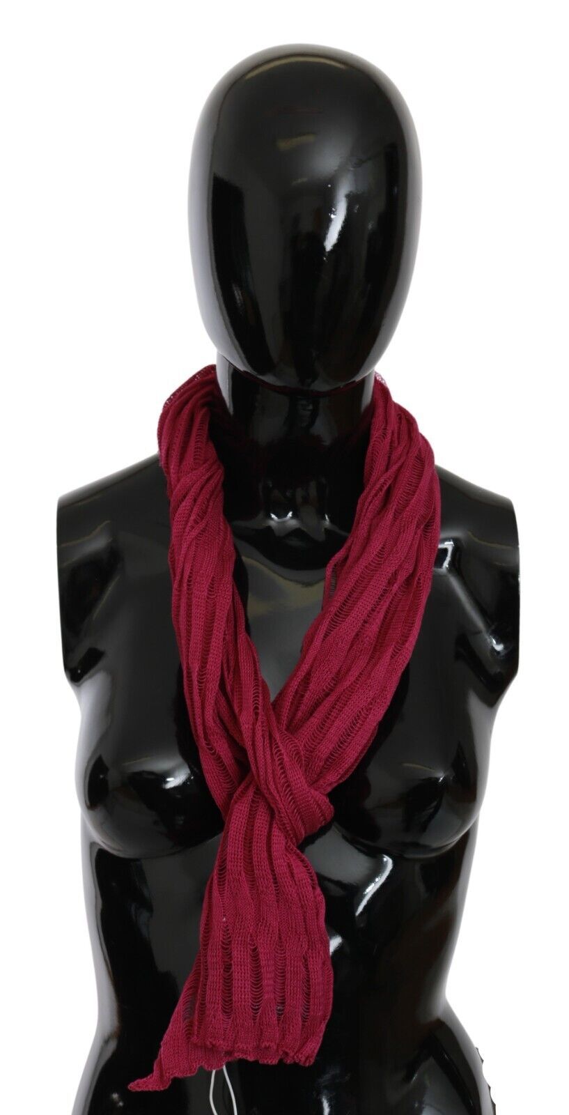 John Galliano Bordeaux Elegance Foulard Shawl Scarf - KALAJ