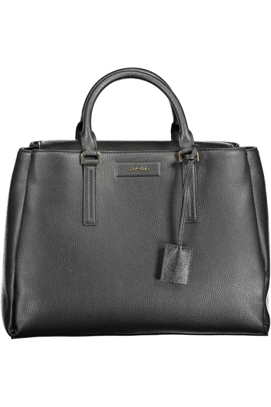 Calvin Klein Black Polyester Women Handbag - KALAJ