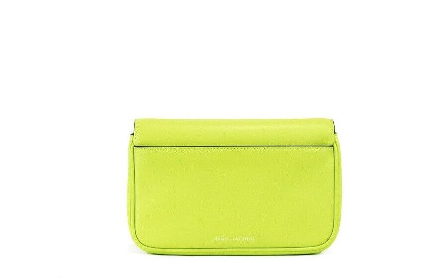 Marc Jacobs The J Marc Green Glow Smooth Leather Shoulder Crossbody Handbag - KALAJ