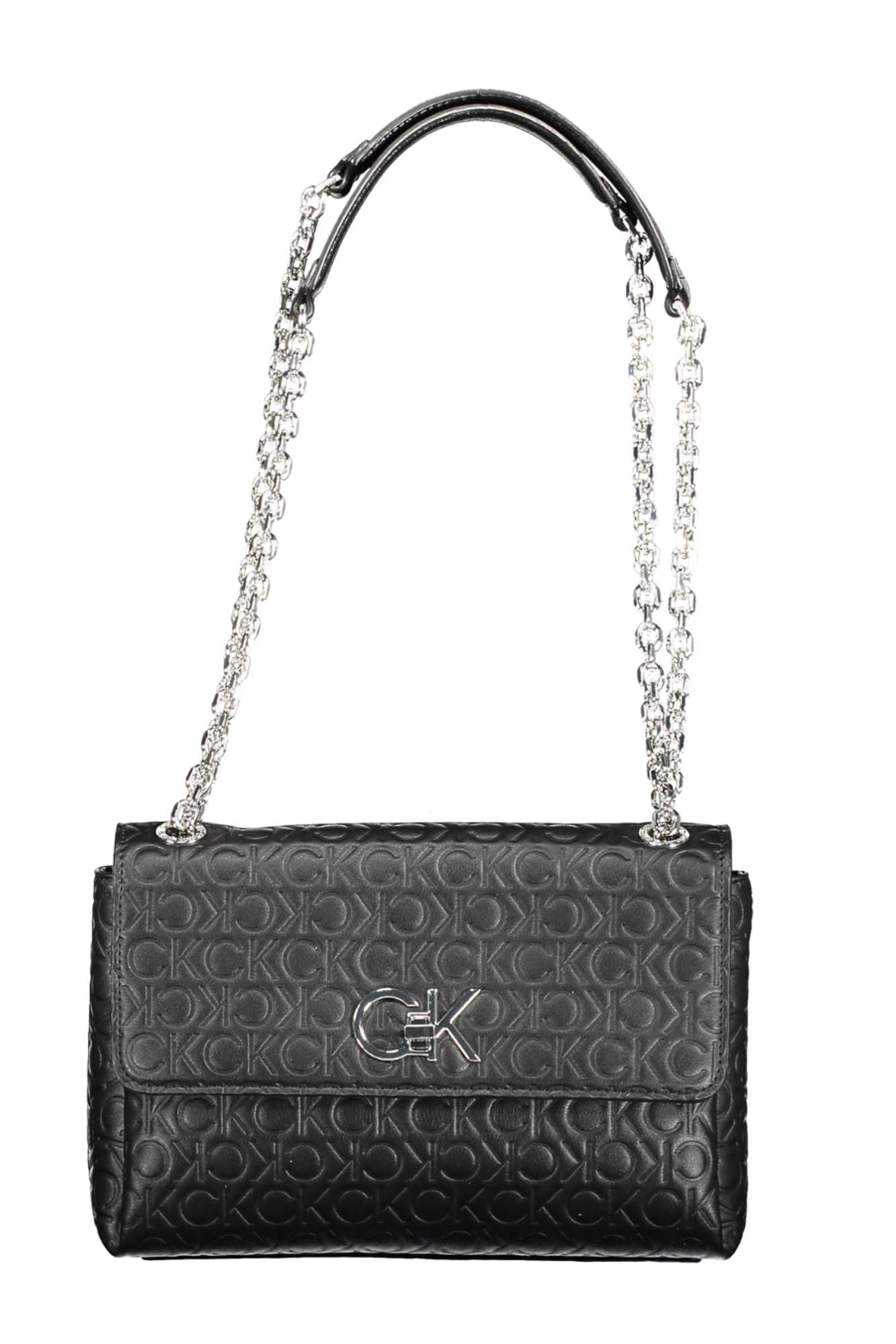 Calvin Klein Black Polyester Women Handbag - KALAJ