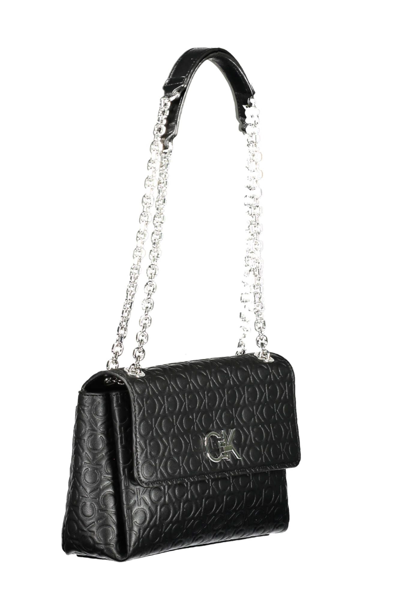 Calvin Klein Black Polyester Women Handbag - KALAJ