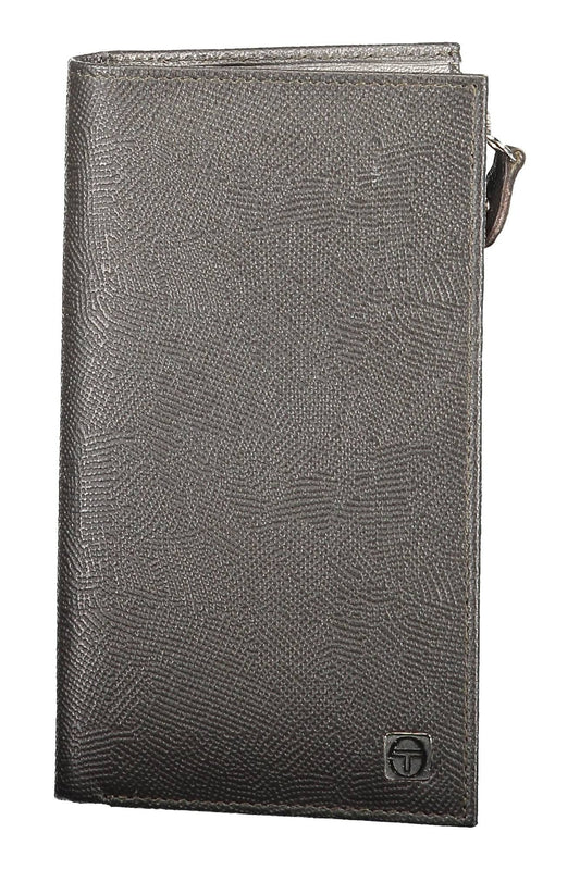 Sergio Tacchini Brown Leather Men Wallet - KALAJ