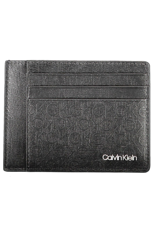 Calvin Klein Black Polyester Men Wallet - KALAJ