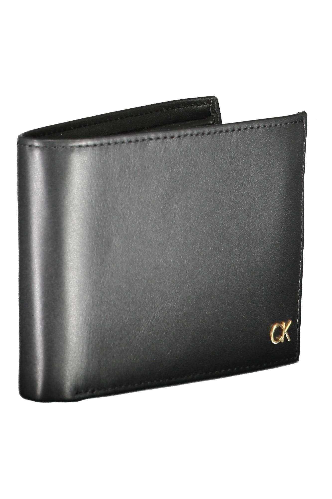 Calvin Klein Black Leather Men Wallet - KALAJ