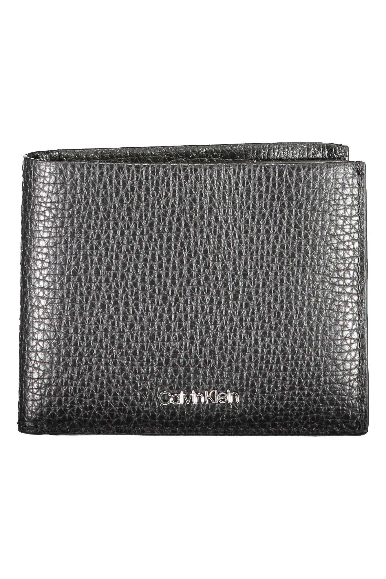 Calvin Klein Black Leather Men Wallet - KALAJ