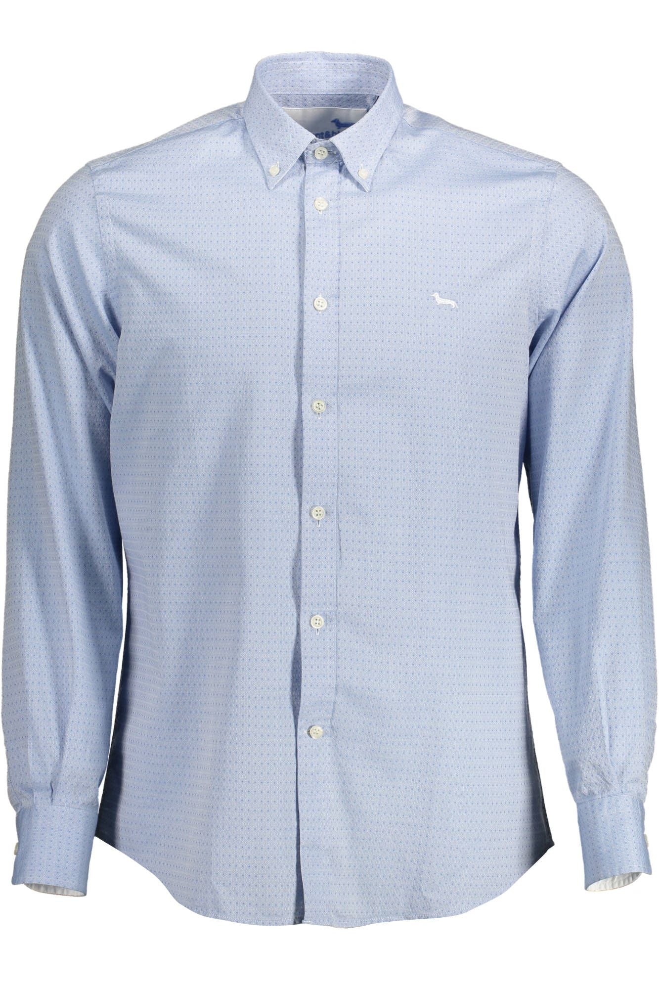 Harmont & Blaine Light Blue Cotton Regular Fit Shirt