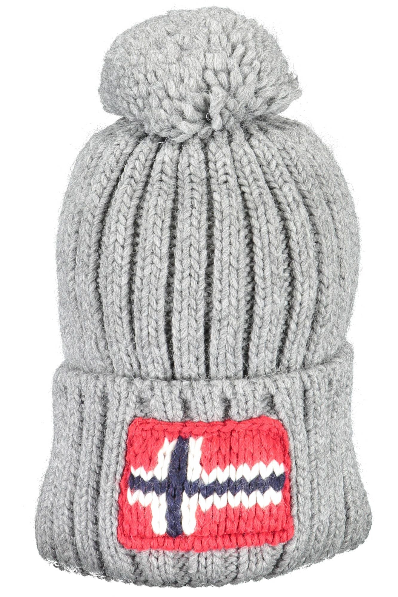 Napapijri Gray Acrylic Men Hat - KALAJ