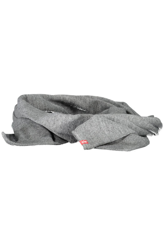 Levi's Gray Acrylic Men Scarf - KALAJ