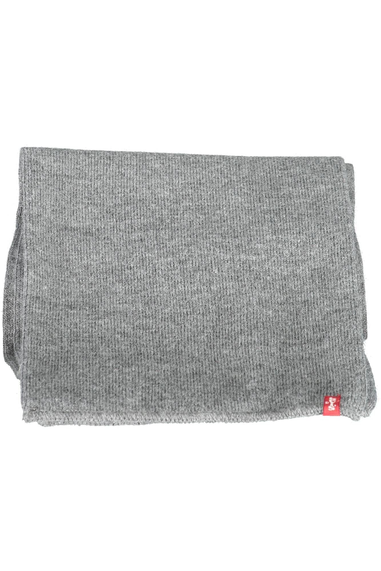 Levi's Gray Acrylic Men Scarf - KALAJ