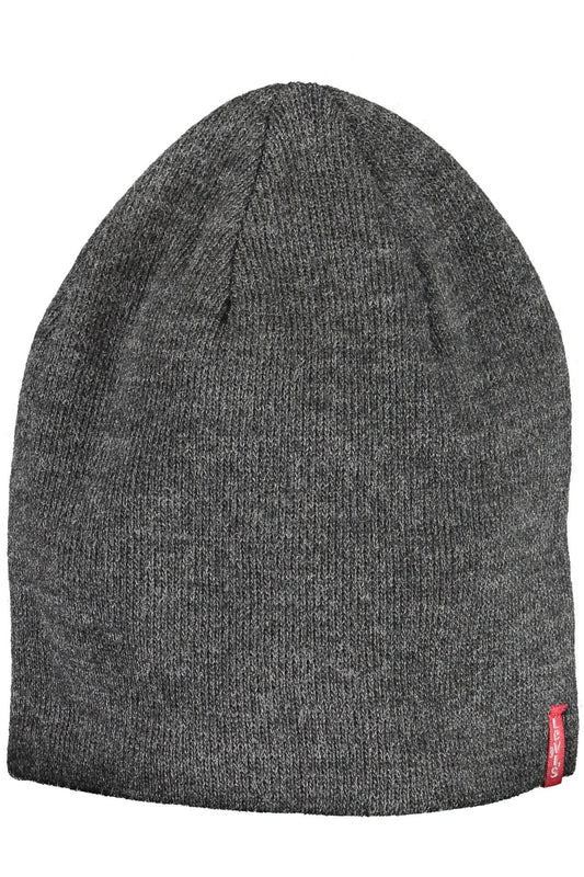 Levi's Gray Acrylic Men Cap - KALAJ