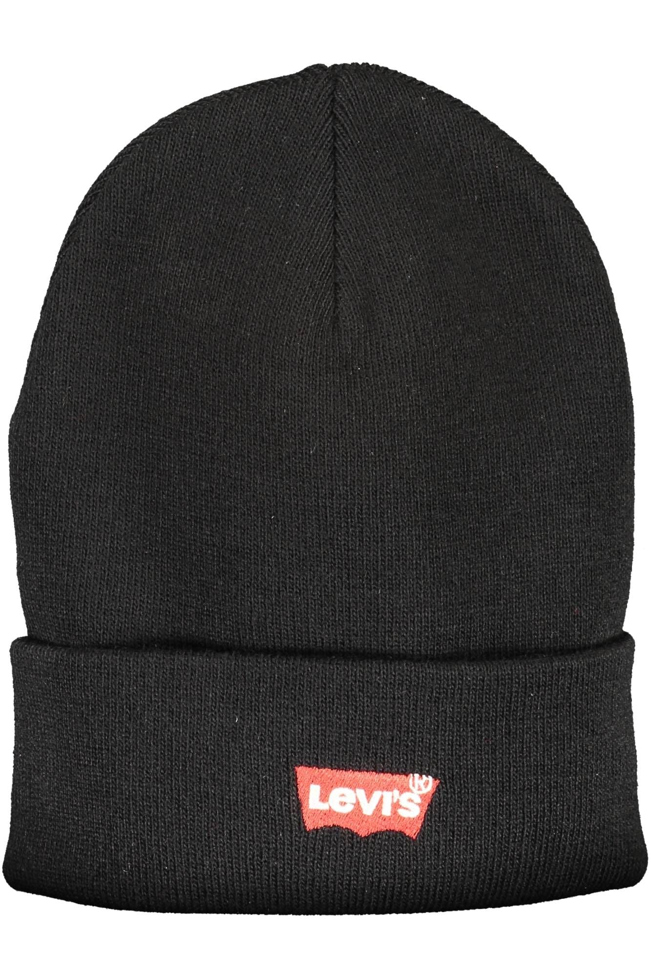 Levi's Black Acrylic Men Cap - KALAJ