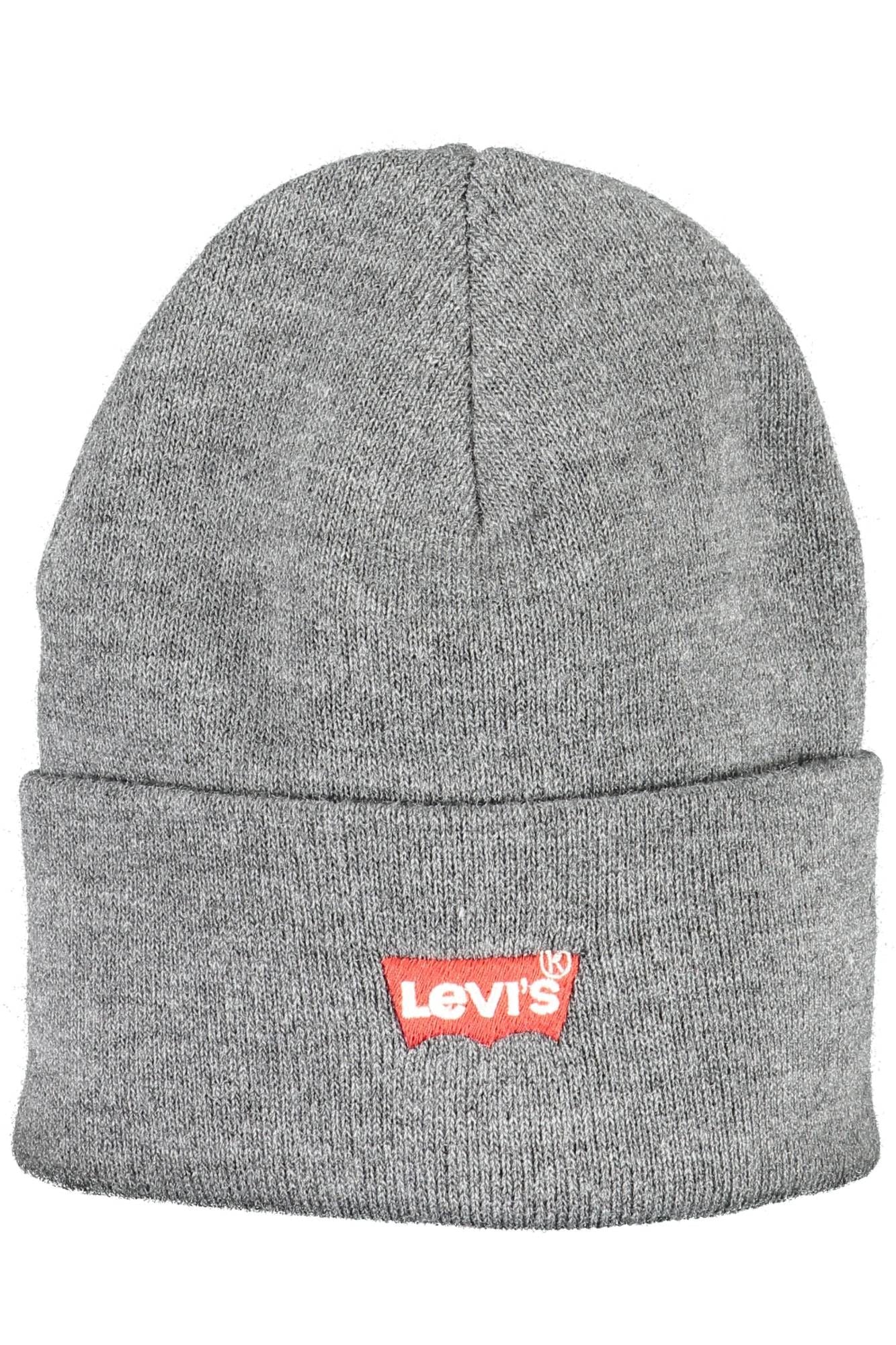 Levi's Gray Acrylic Men Cap - KALAJ