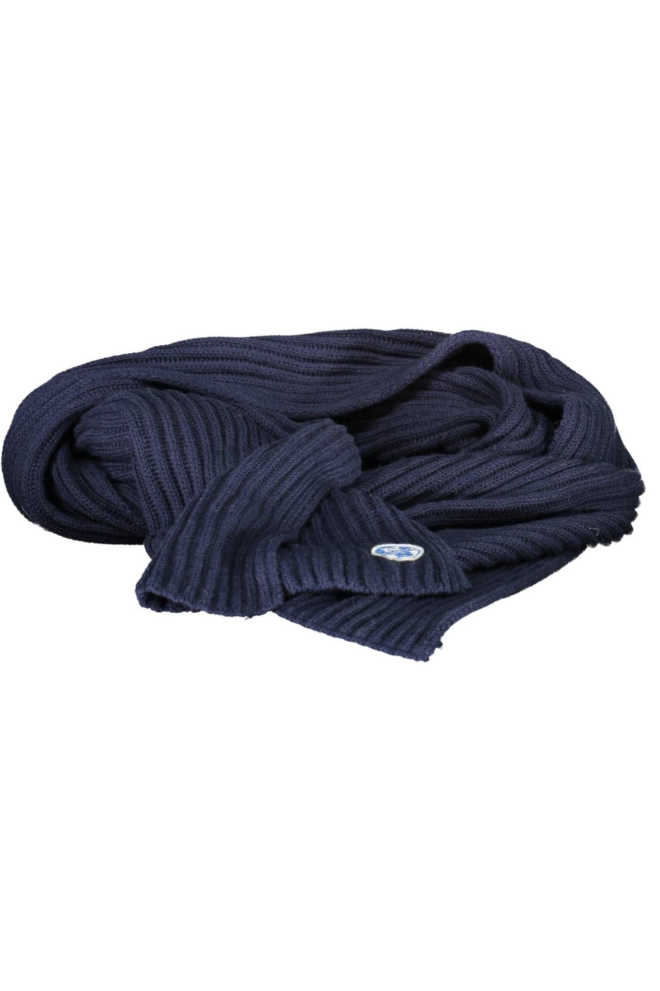 North Sails Blue Cotton Men Scarf - KALAJ