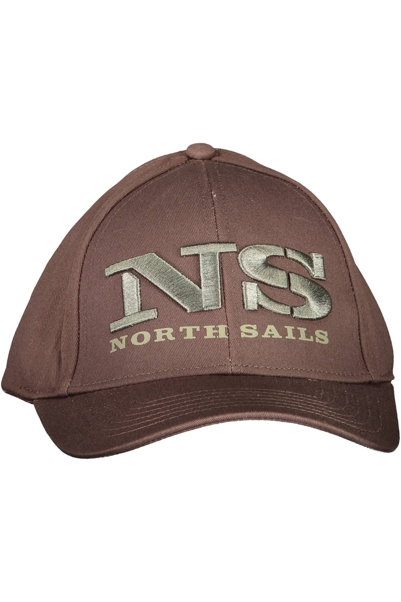 North Sails Brown Cotton Men Cap - KALAJ