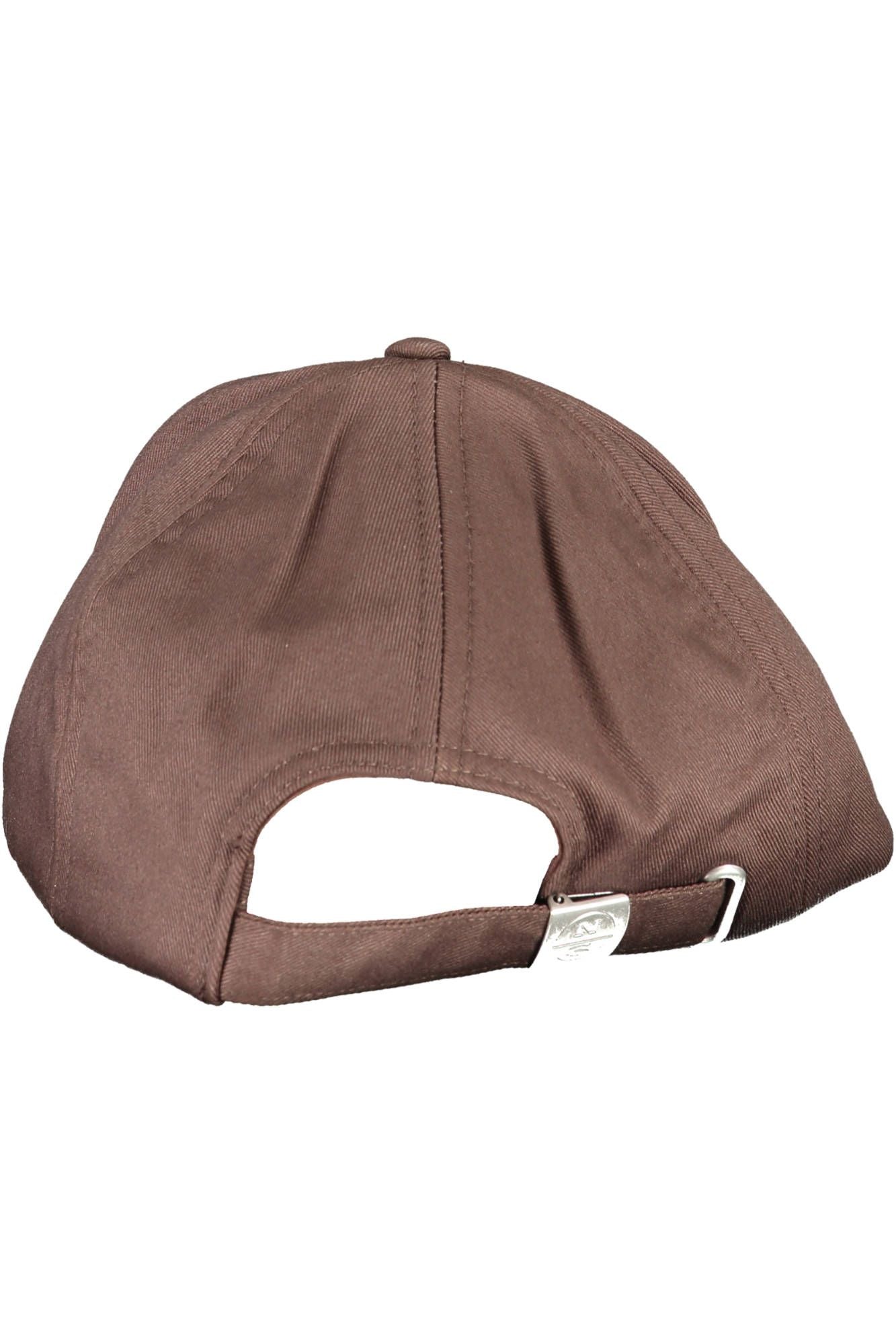 North Sails Brown Cotton Men Cap - KALAJ