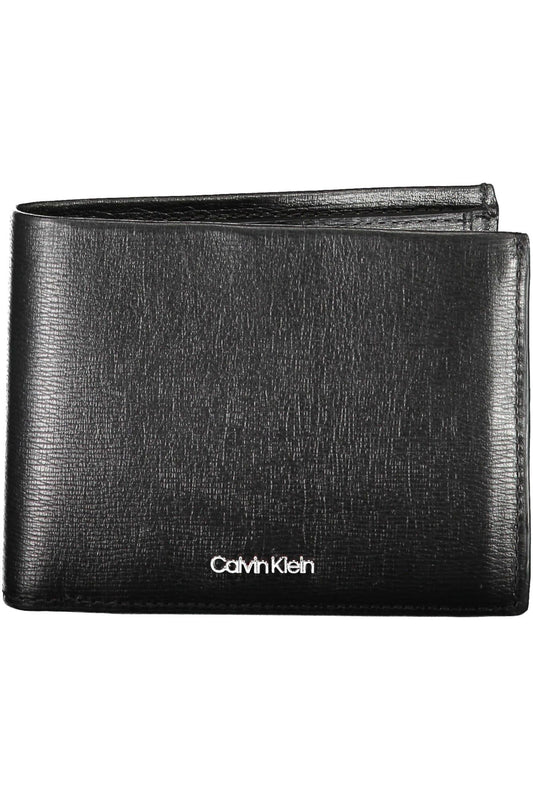 Calvin Klein Black Leather Men Wallet - KALAJ