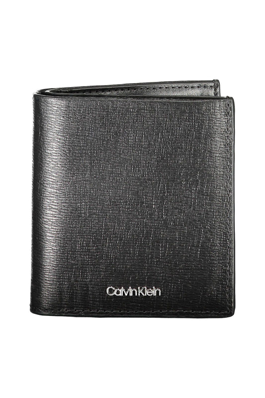 Calvin Klein Black Leather Men Wallet - KALAJ