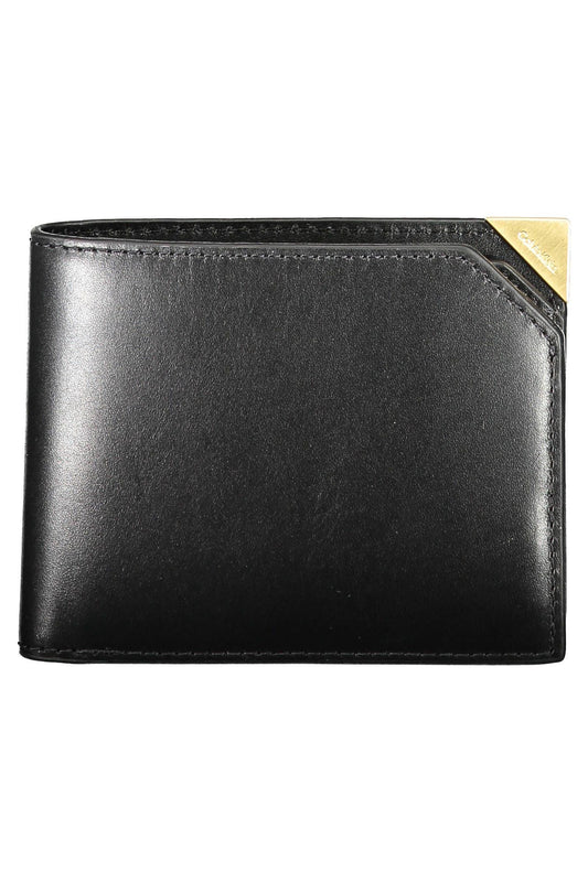 Calvin Klein Black Leather Mens Wallet - KALAJ