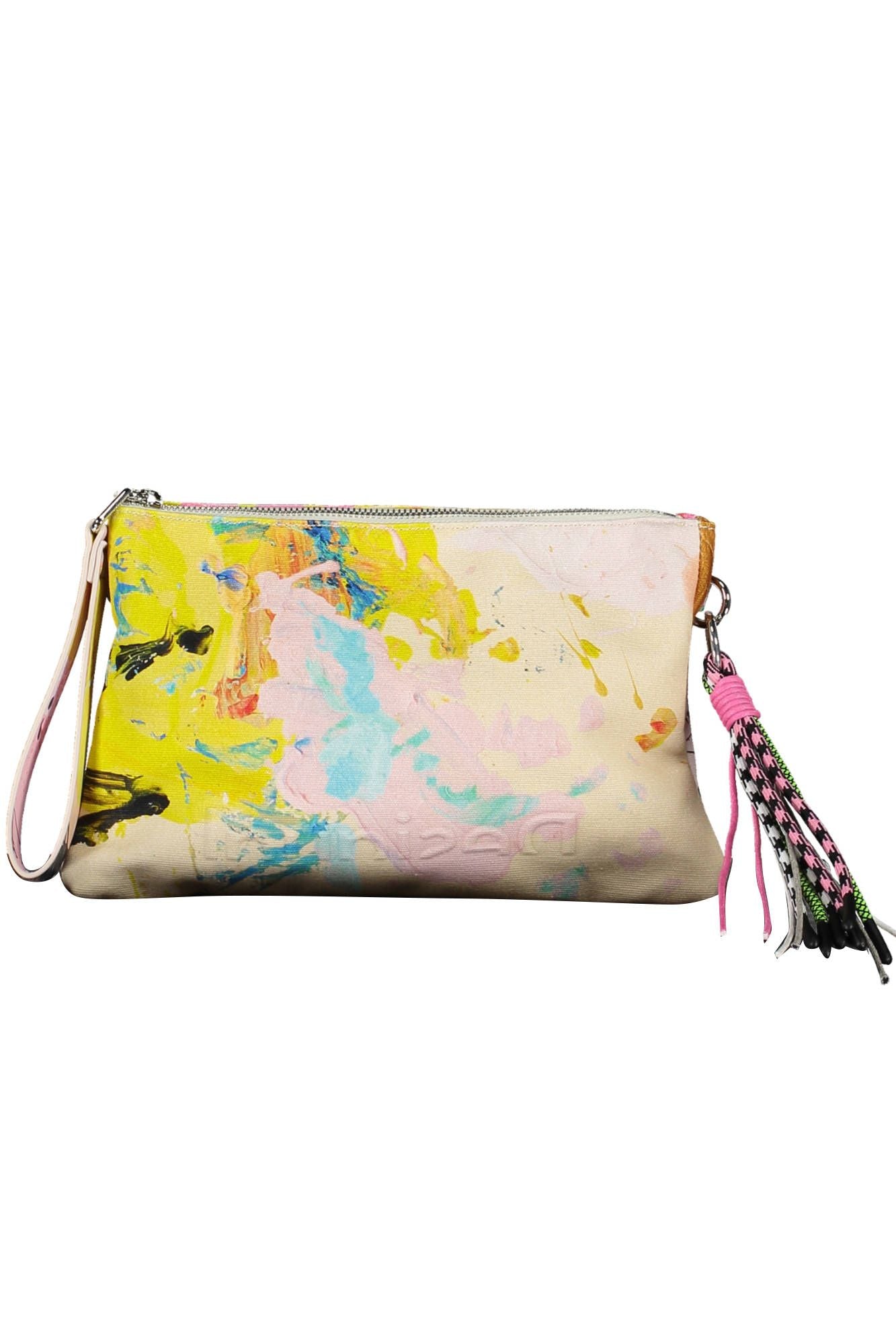 Desigual White Cotton Women Handbag - KALAJ