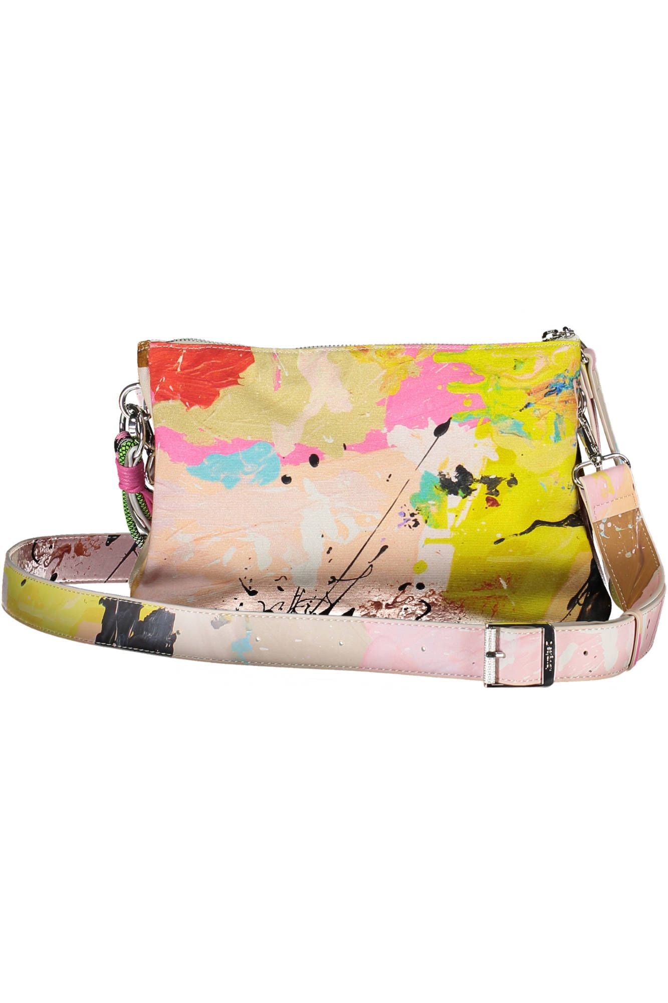 Desigual White Cotton Women Handbag - KALAJ