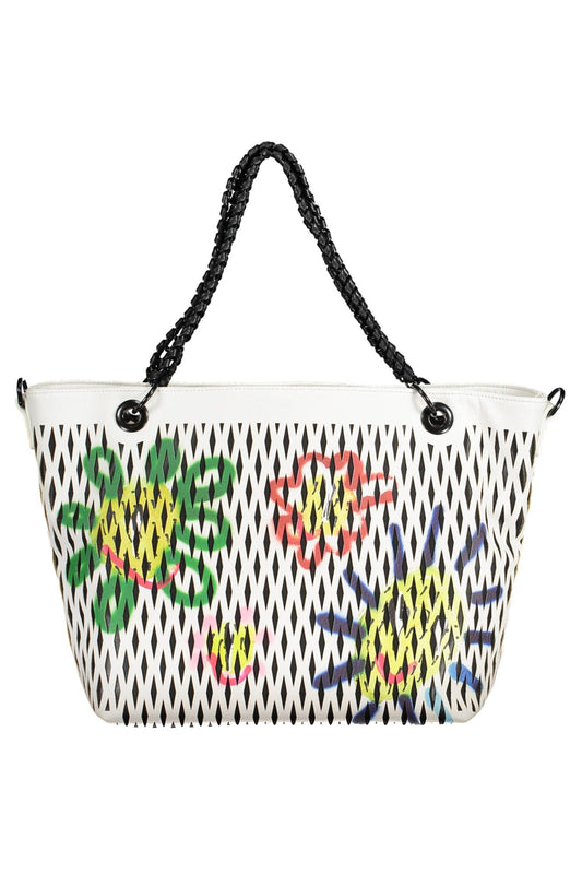 Desigual White Polyethylene Women Handbag - KALAJ