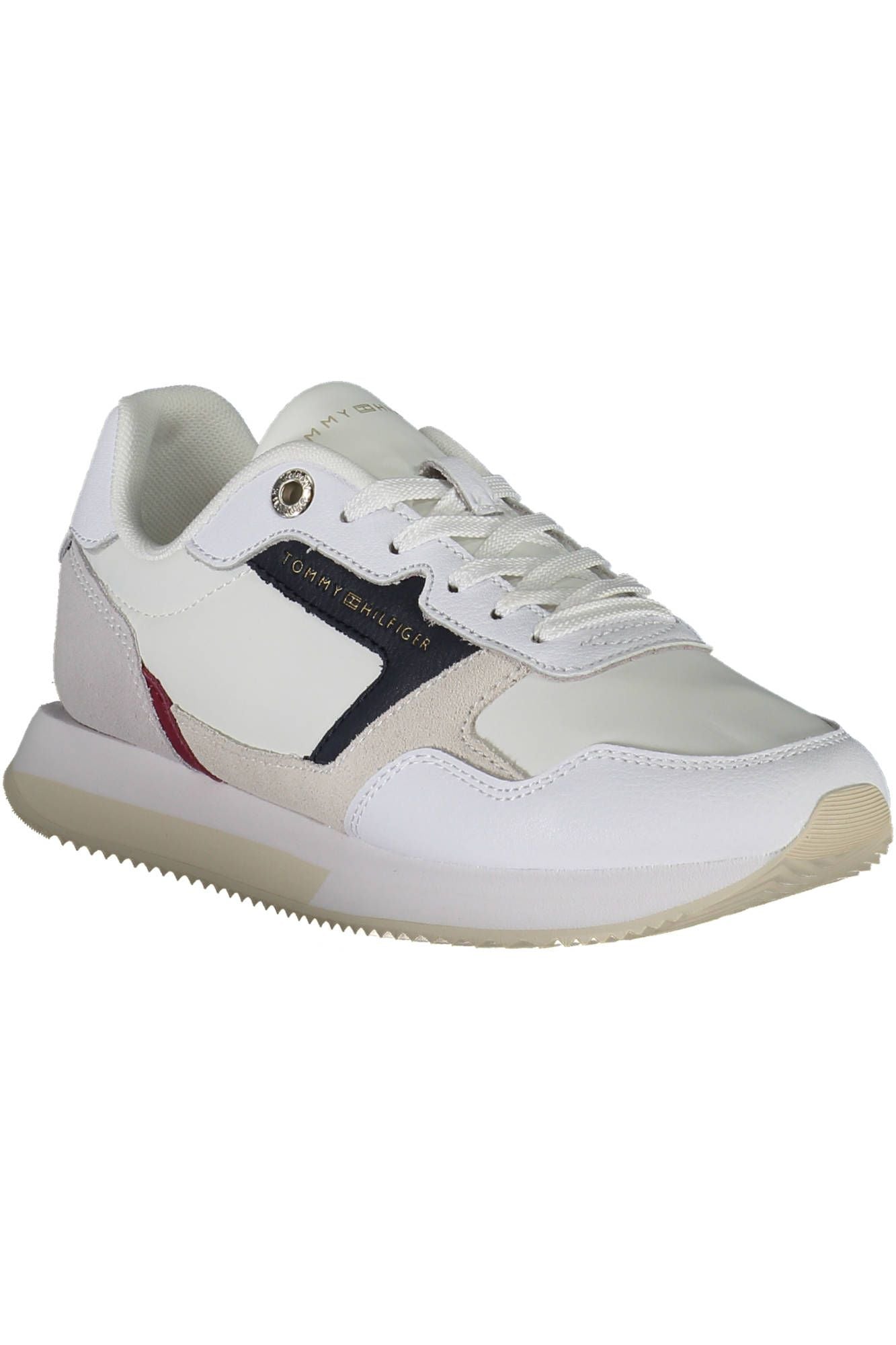 Tommy Hilfiger White Leather Women Sneaker