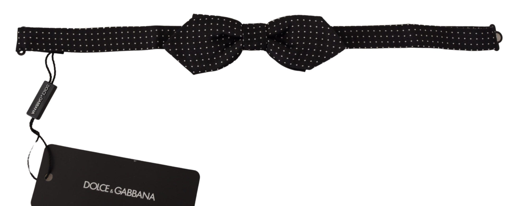 Dolce & Gabbana Exquisite Silk Polka Dot Bow Tie - KALAJ