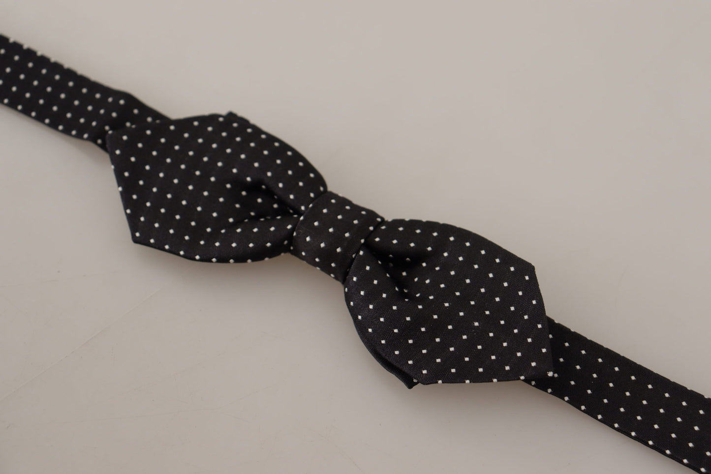 Dolce & Gabbana Exquisite Silk Polka Dot Bow Tie - KALAJ