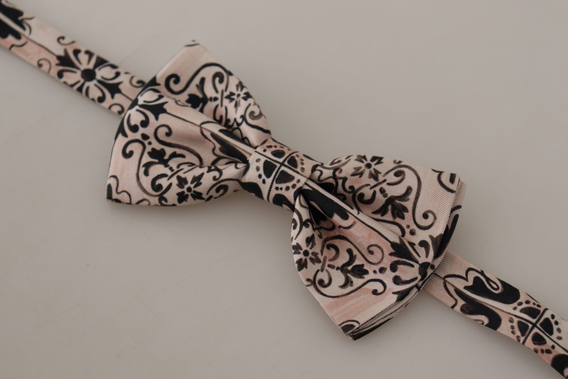 Dolce & Gabbana Elegant Multicolor Silk Bow Tie - KALAJ