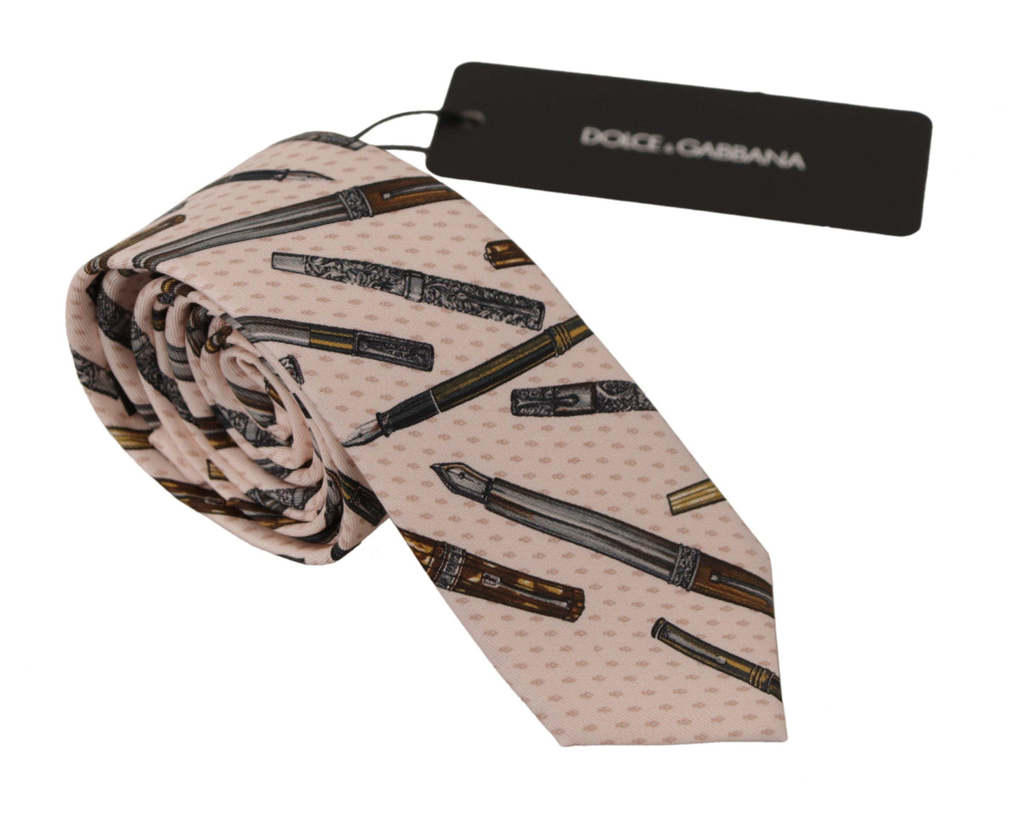 Dolce & Gabbana Elegant Silk Bow Tie for Suave Evenings - KALAJ