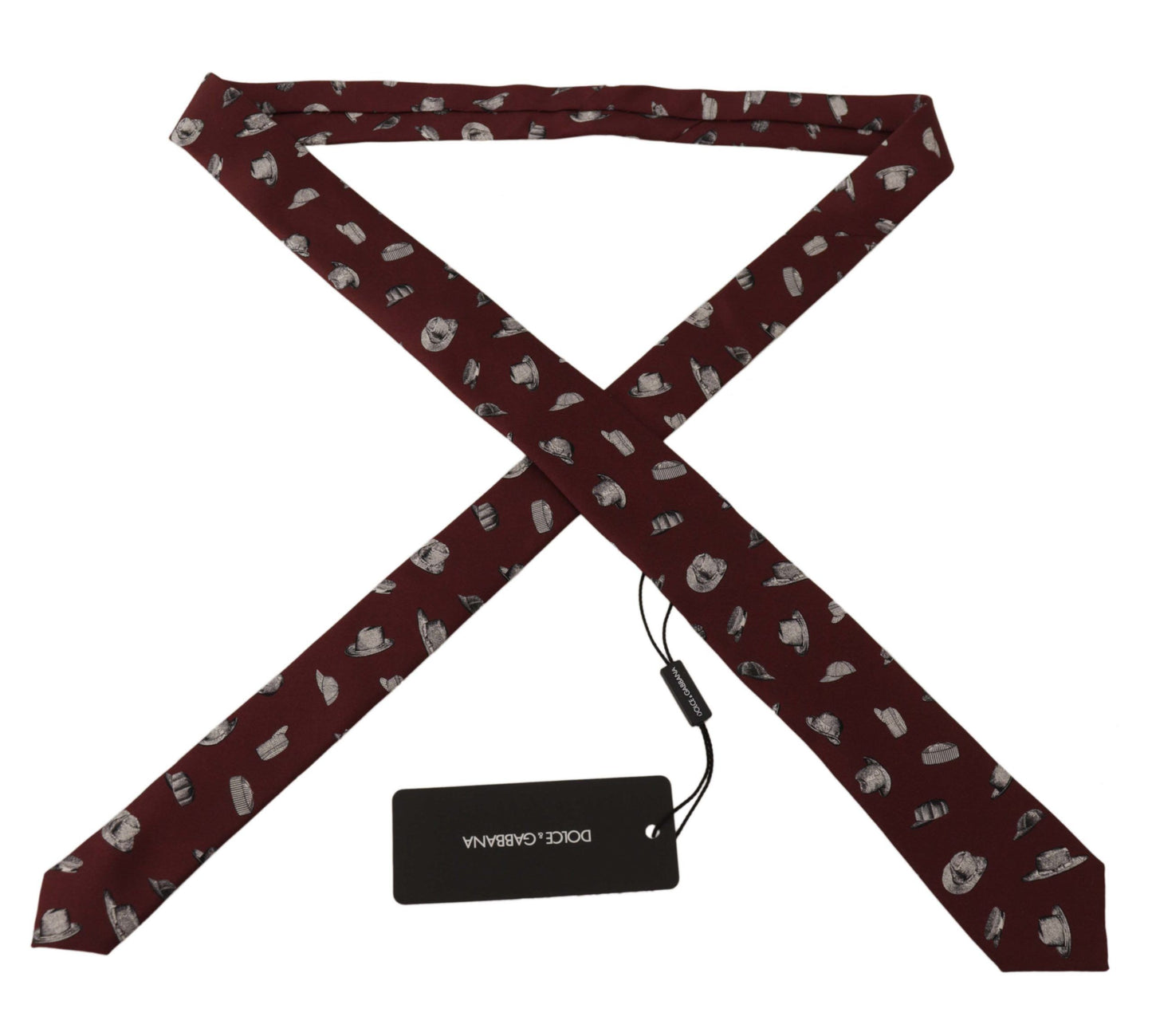 Dolce & Gabbana Maroon Elegance Silk Tie - KALAJ