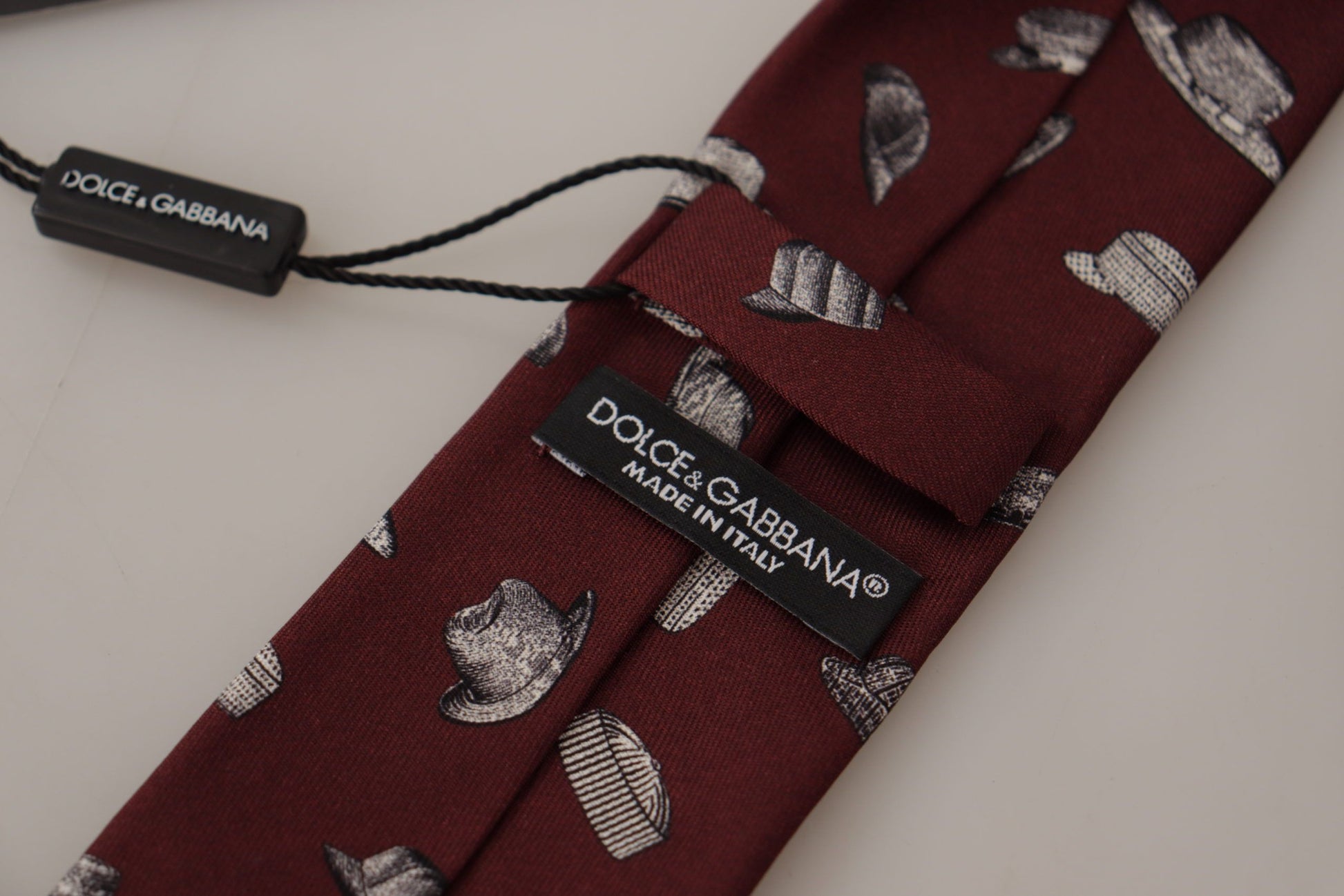 Dolce & Gabbana Maroon Elegance Silk Tie - KALAJ