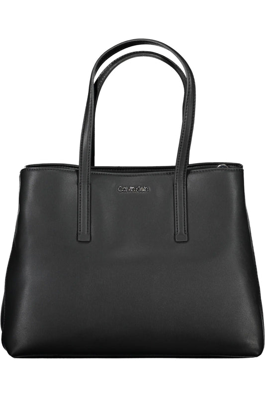 Calvin Klein Black Polyester Women Handbag - KALAJ