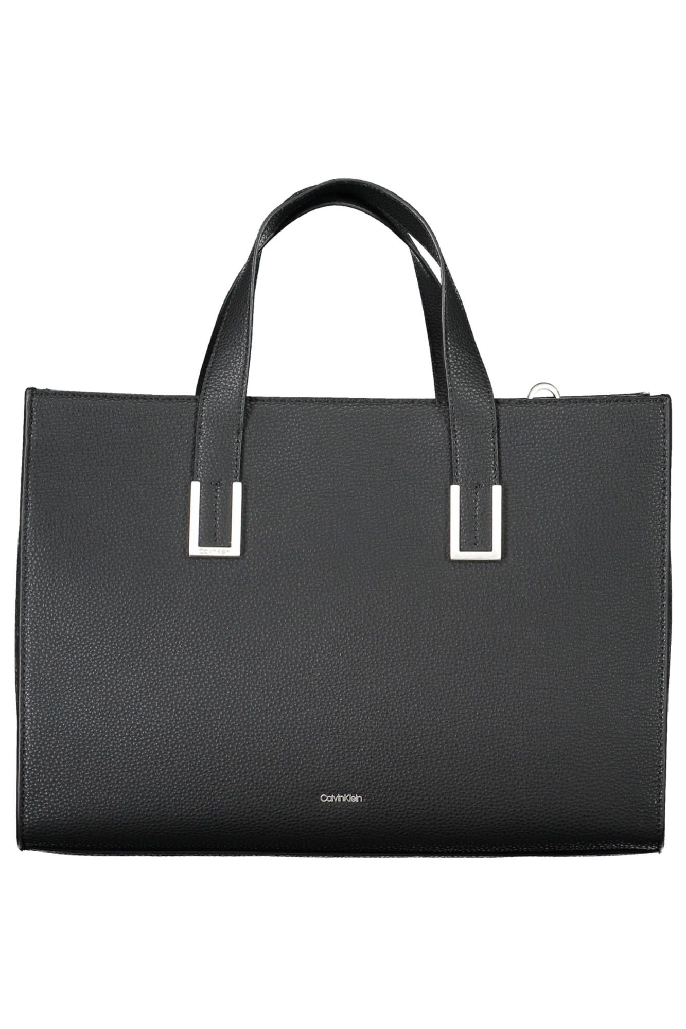 Calvin Klein Black Polyester Women Handbag - KALAJ