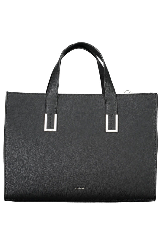 Calvin Klein Black Polyester Women Handbag - KALAJ