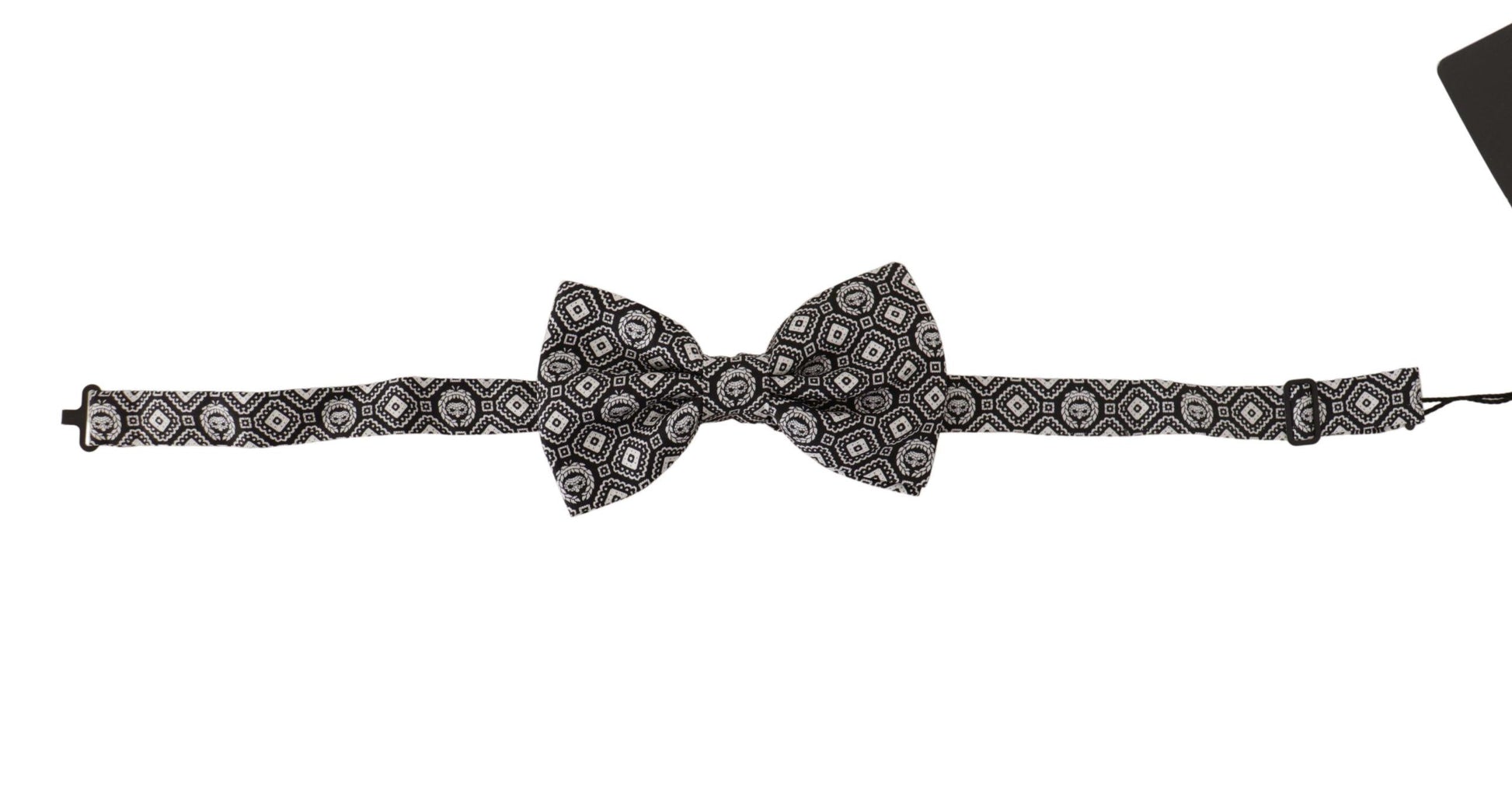 Dolce & Gabbana Elegant Silk Black Bow Tie - KALAJ